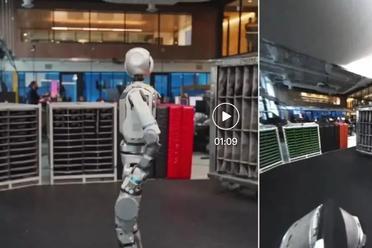 波士顿动力机器人进厂打工现逆天操作！3D感知+实时追踪