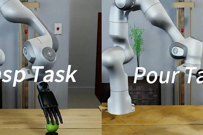 NeurIPS 2025 Spotlight｜只需一条演示，DexFlyWheel框架让机器人学会「自我造数据」