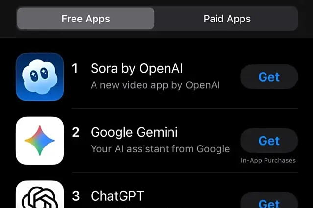 Sora2五天下载量破百万！超越ChatGPT增长，iOS免费榜霸榜第一
