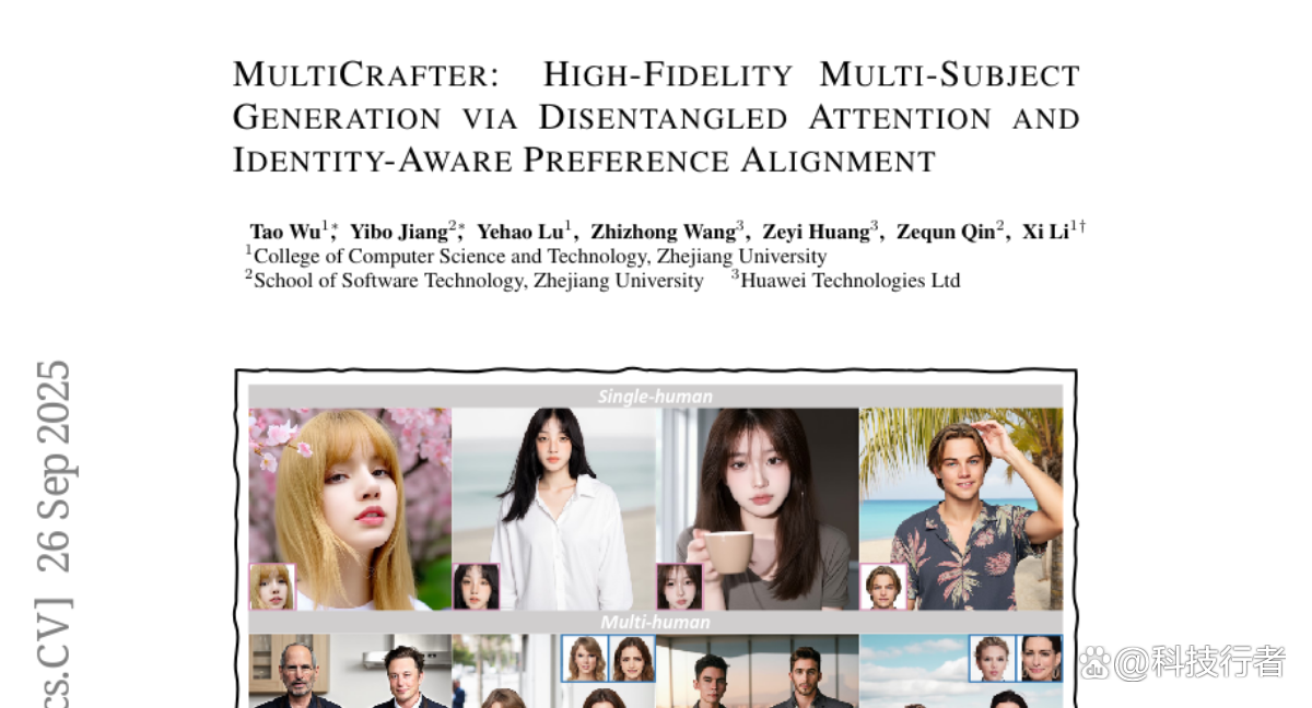 浙大团队突破：AI实现多人脸精准生成
