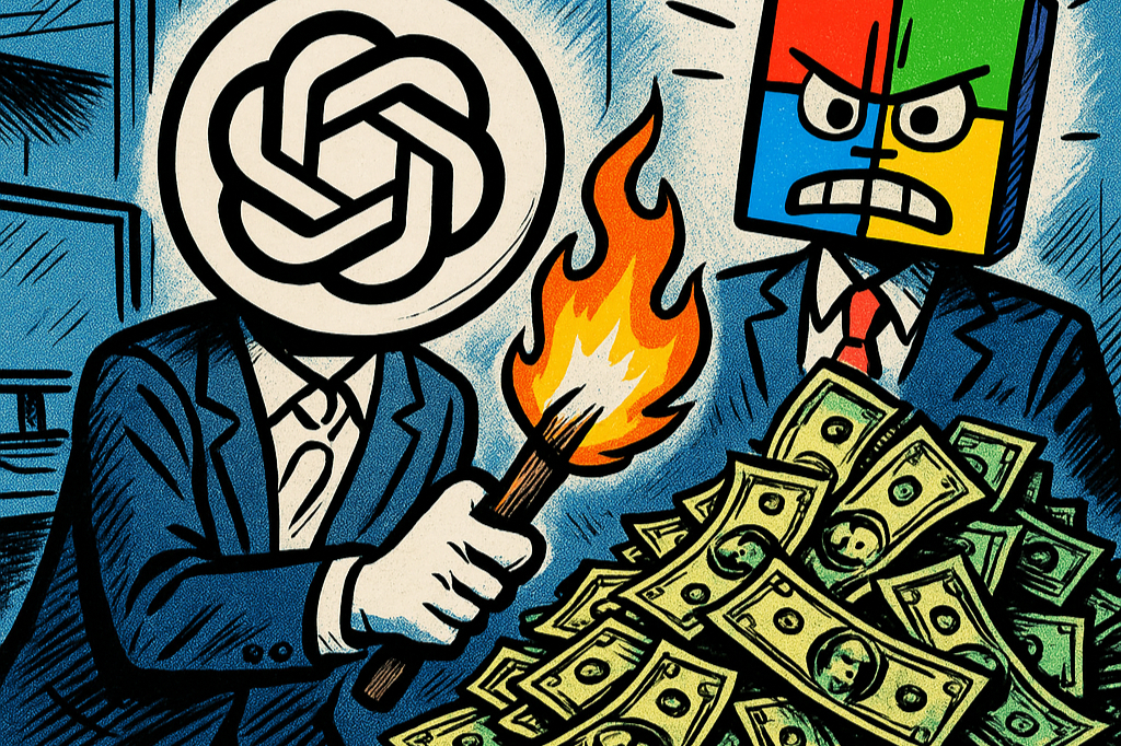 微软独家：OpenAI最新季度净亏损115亿美元