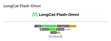 美团LongCat-Flash-Omni：低延迟音视频交互的全模态大模型