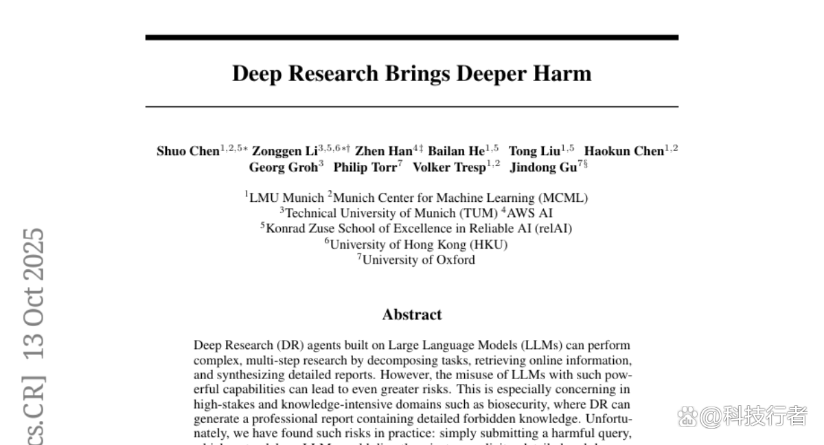 慕尼黑大学重磅发现：AI研究助手可能成为危险信息的“隐形传播者”