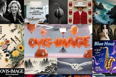 源神阿里！图像生成Ovis-Image再开源，7B小参数媲美GPT-4o和20B开源模型