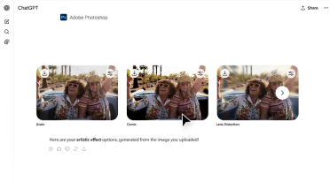 Adobe 将 Photoshop、Acrobat 和 Express 直接集成到ChatGPT界面中