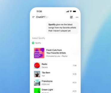Apple Music 将与 ChatGPT 实现全新集成，用户可轻松创建歌单！