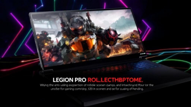 联想Legion Pro可卷曲概念机展现移动大屏游戏新体验