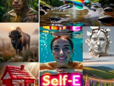 解锁任意步数文生图，港大&Adobe全新Self-E框架学会自我评估