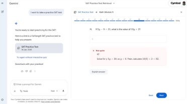 Google 联手权威机构推出免费 SAT 模拟考：Gemini 自动出题纠错
