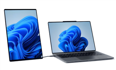 联想模块化 AI PC 亮相 MWC，双屏键盘随心换