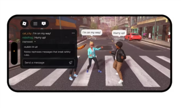 Roblox 推出 AI 实时改写功能，让聊天违规不“断片”