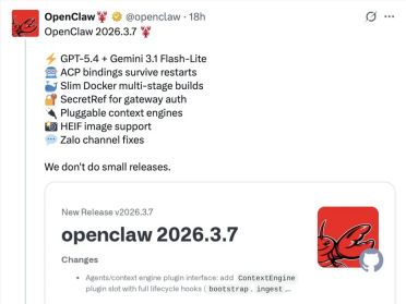 龙虾最大痛点被官方插件升级！对话永不忘记，GPT和Gemini最强模型都可接入