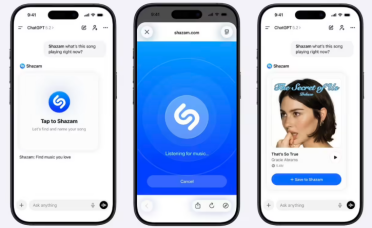 ChatGPT 技能再进化：OpenAI 联手 Shazam 推出实时音乐识别功能
