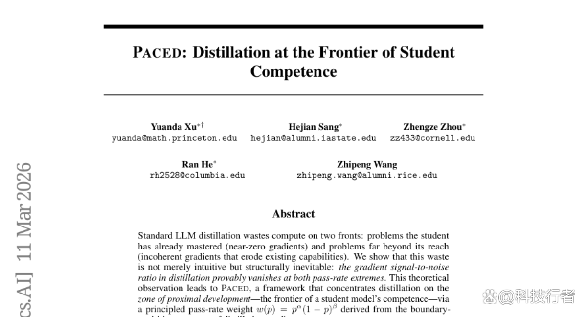 普林斯顿大学发现AI学习“最佳时机”：PACED框架让机器学习更聪明