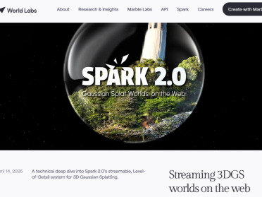 将庞大3D世界装进手机！李飞飞Spark 2.0开源