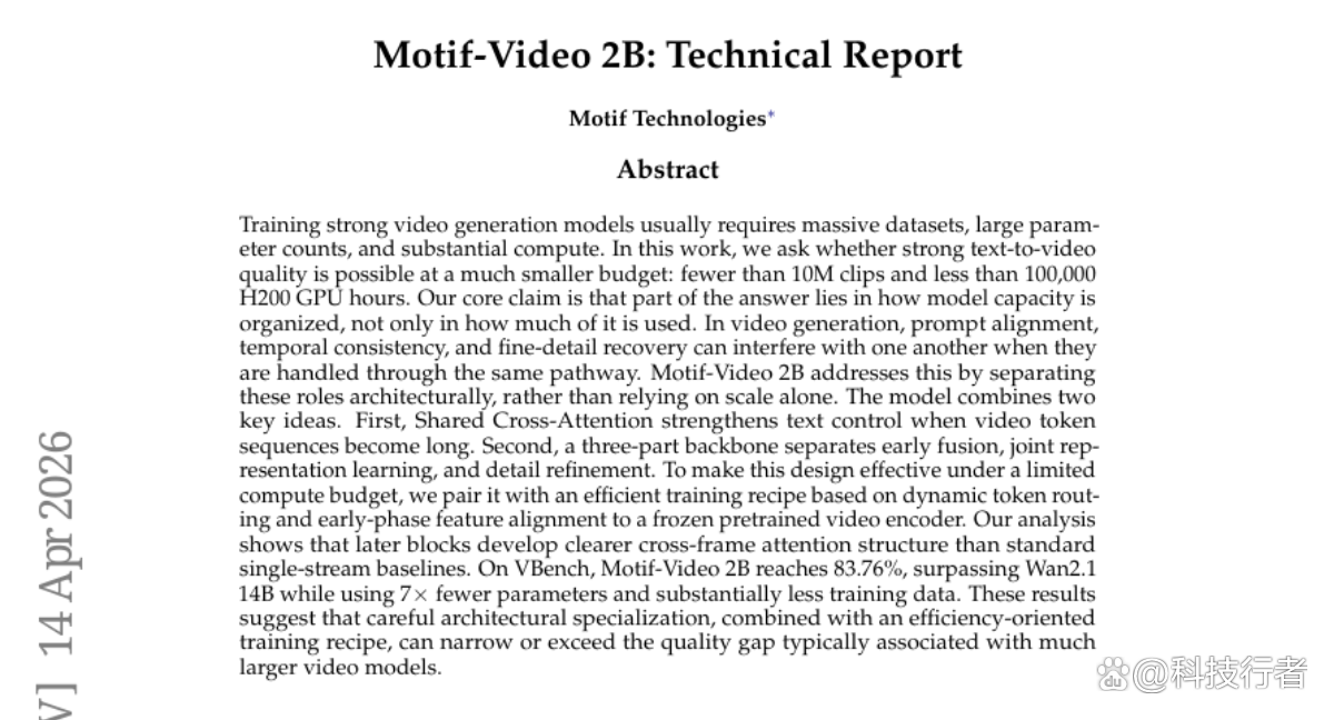 Motif Technologies的视频生成模型是如何做到的？