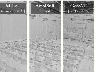 突破3DGS光度多义性瓶颈：北航/新国立提出AmbiSuR，重塑高保真3D几何重建