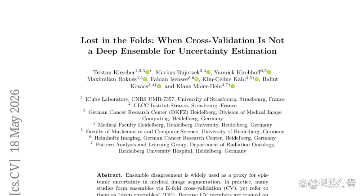 德国癌症研究中心揭示医学AI不确定性估计中的普遍误用