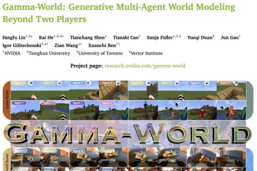 英伟达清华团队提出Gamma-World：世界模型从「一个人玩」到「多人共处」