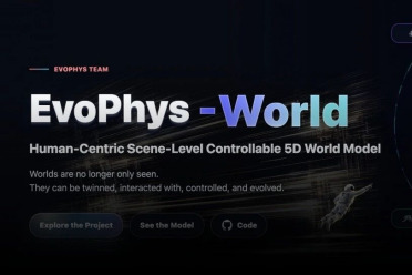 北大发布全球首个「自进化」5D世界模型EvoPhys-World，基于摩尔线程全国产算力底座，以「人」为中心，实现场景级万物可控
