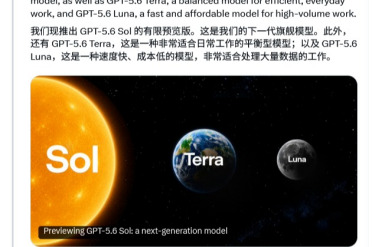 超越Claude Mythos 5，OpenAI发布GPT-5.6