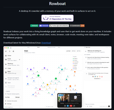 告别云端焦虑：本地优先的桌面 AI 助手 Rowboat 如何重塑你的工作台？