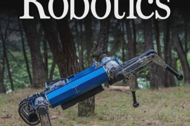 Science Robotics最新封面：四足机器人狂飙6m/s飞跃楼梯，KAIST用2D数据教会机器人“跑酷”