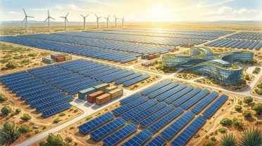 德克萨斯州近1GW超大型太阳能园区，建设进度刚过一半