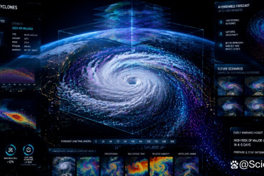 谷歌DeepMind让AI提前一天看见超级风暴：WeatherNext融合全球气象数据，实现领先级强度预测