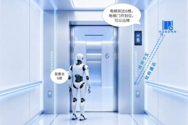 旺龙智能电梯，让人形机器人乘梯尽享丝滑，驶入机器人高速路！