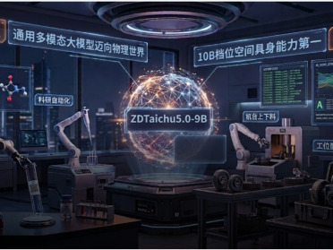 开源模型夯爆了！ZDTaichu5.0-9B，10B以内空间具身智能卷出通用类第一