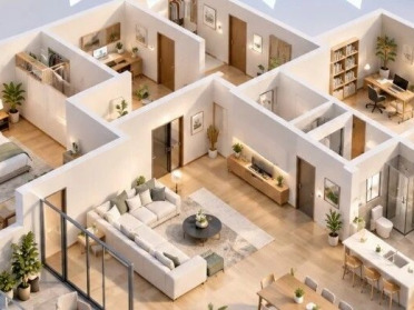 SceneMosaic：让3D场景生成既快又「活」，一张图生成一屋子可仿真的多样布局